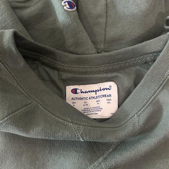 CHAMPS CREWNECK - UNISEX - GREEN - XL but fits like L - Picture 2 of 2